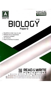 A/L Biology Paper - 2 (Topical) Article No. 212
